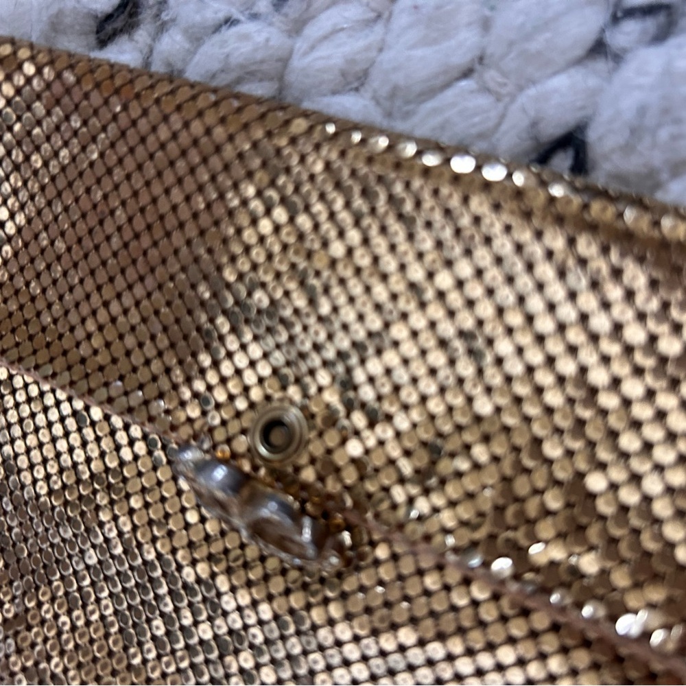 Whiting & Davis Gold Mesh Clutch - Picture 5 of 7
